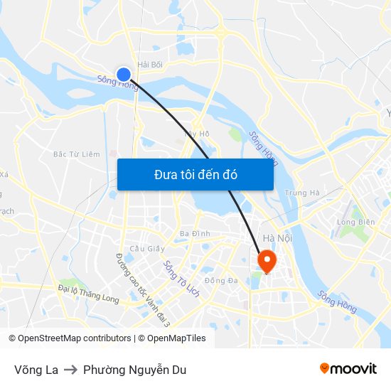 Võng La to Phường Nguyễn Du map