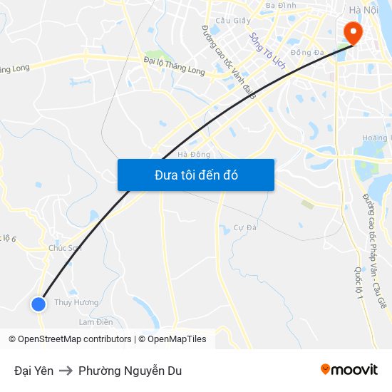 Đại Yên to Phường Nguyễn Du map