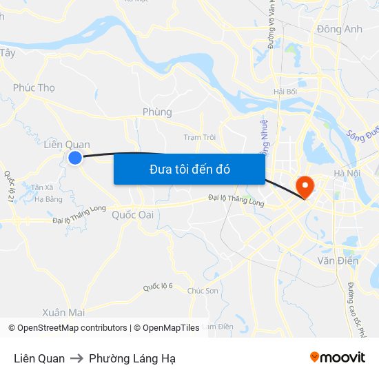 Liên Quan to Phường Láng Hạ map