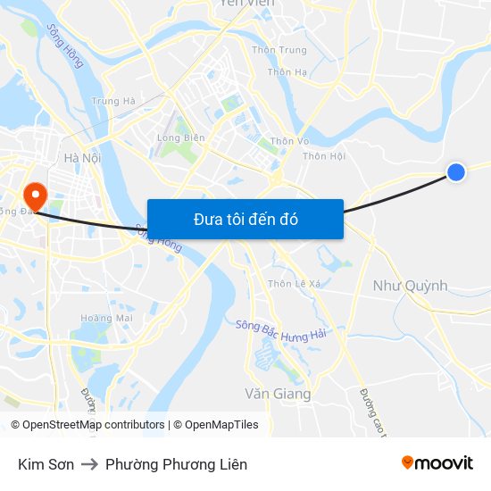 Kim Sơn to Phường Phương Liên map
