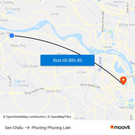 Sen Chiểu to Phường Phương Liên map