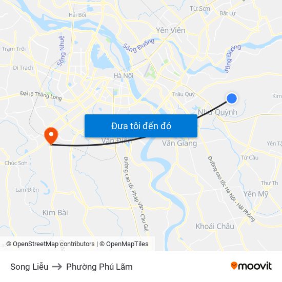 Song Liễu to Phường Phú Lãm map