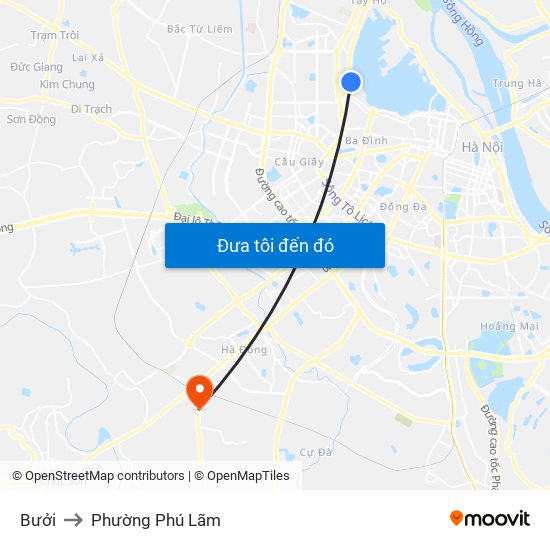 Bưởi to Phường Phú Lãm map