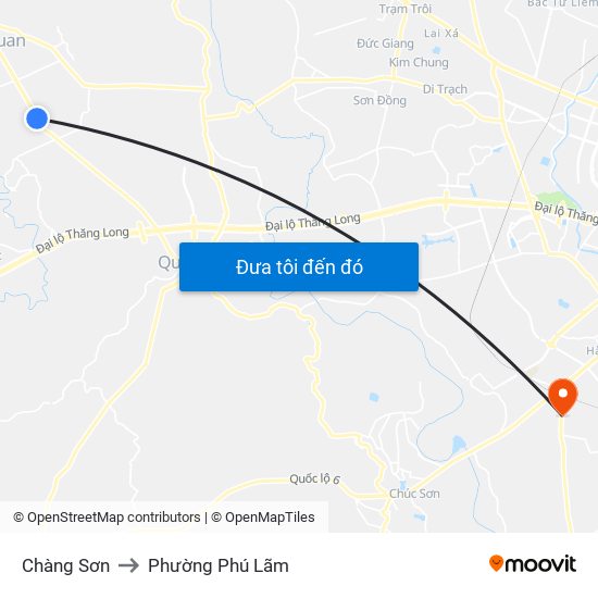 Chàng Sơn to Phường Phú Lãm map