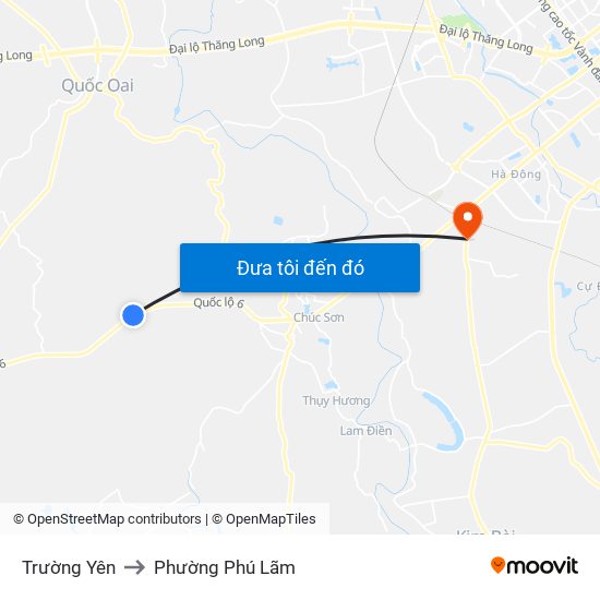 Trường Yên to Phường Phú Lãm map