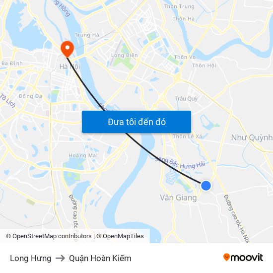 Long Hưng to Quận Hoàn Kiếm map
