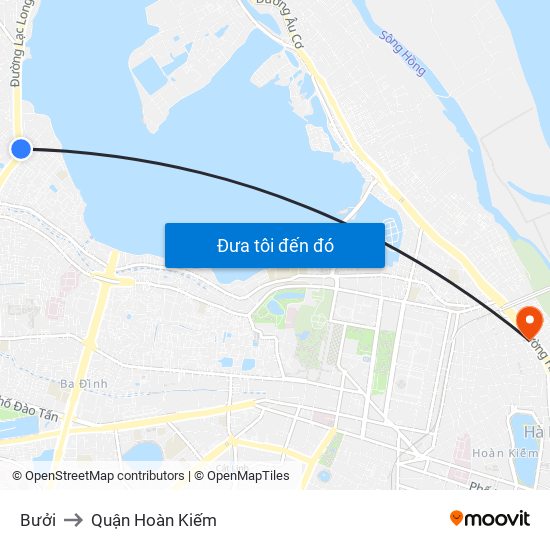 Bưởi to Quận Hoàn Kiếm map