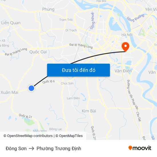 Đông Sơn to Phường Trương Định map