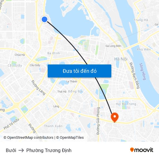 Bưởi to Phường Trương Định map