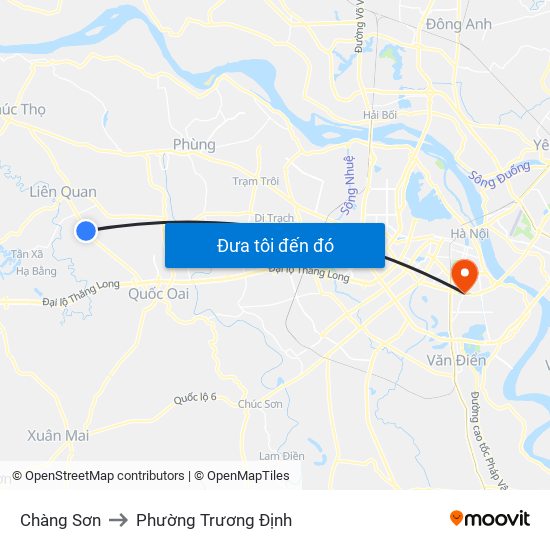 Chàng Sơn to Phường Trương Định map