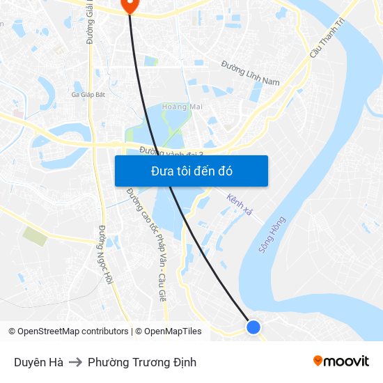 Duyên Hà to Phường Trương Định map