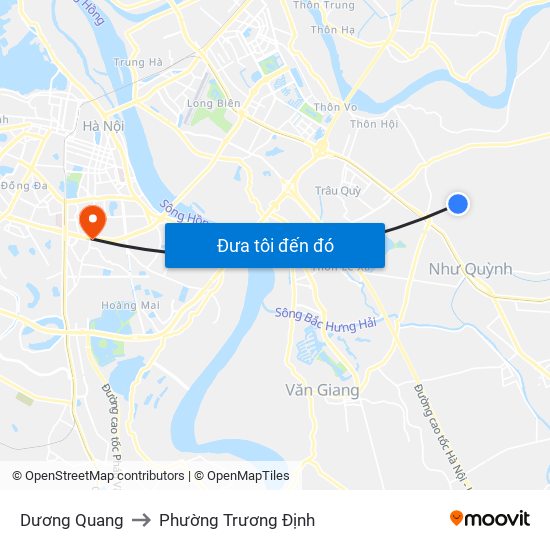 Dương Quang to Phường Trương Định map