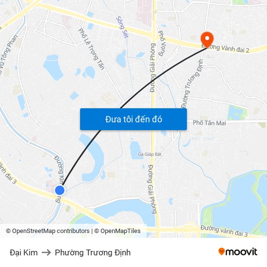 Đại Kim to Phường Trương Định map