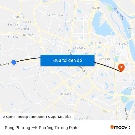 Song Phương to Phường Trương Định map