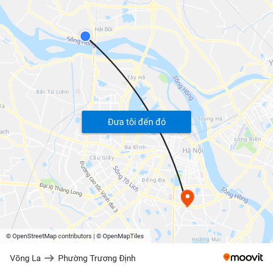 Võng La to Phường Trương Định map