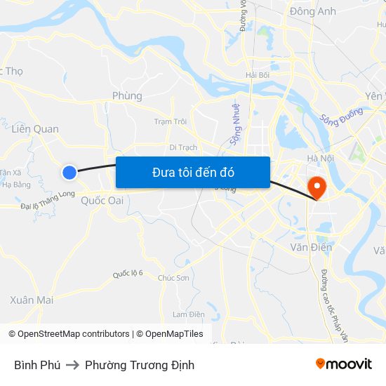 Bình Phú to Phường Trương Định map