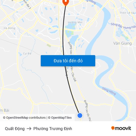 Quất Động to Phường Trương Định map