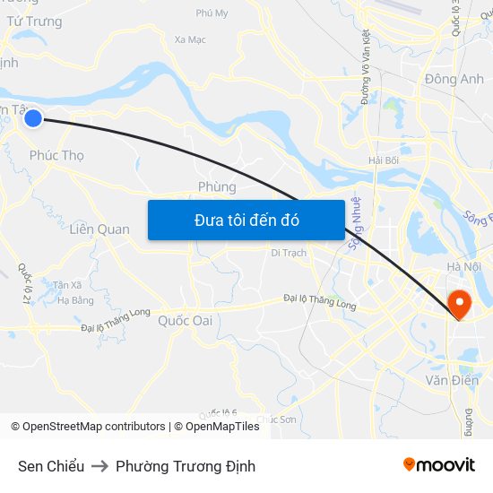 Sen Chiểu to Phường Trương Định map