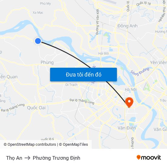 Thọ An to Phường Trương Định map