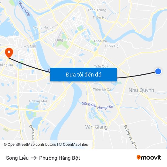 Song Liễu to Phường Hàng Bột map