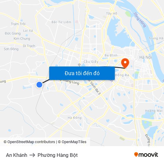 An Khánh to Phường Hàng Bột map