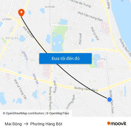 Mai Động to Phường Hàng Bột map