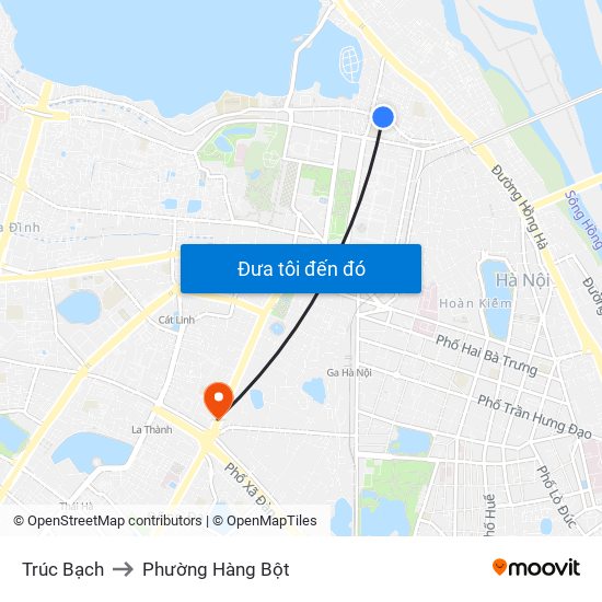 Trúc Bạch to Phường Hàng Bột map