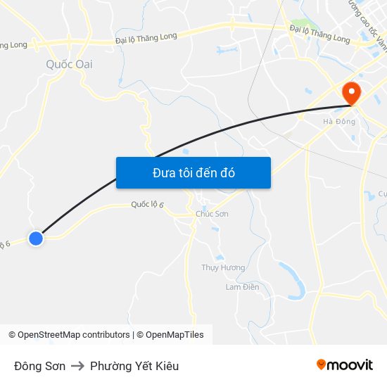 Đông Sơn to Phường Yết Kiêu map