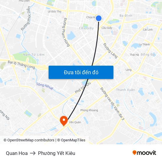 Quan Hoa to Phường Yết Kiêu map