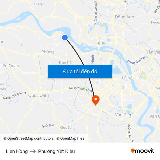 Liên Hồng to Phường Yết Kiêu map