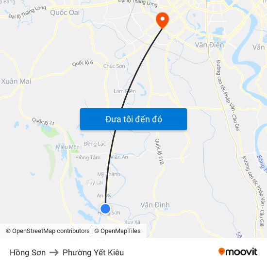 Hồng Sơn to Phường Yết Kiêu map