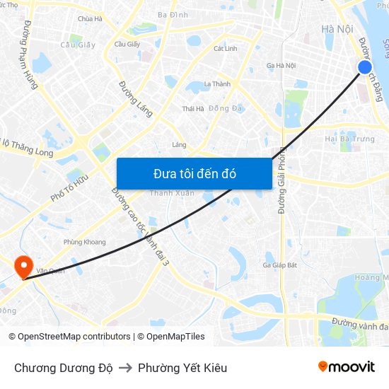 Chương Dương Độ to Phường Yết Kiêu map