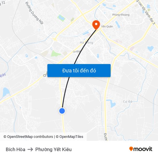 Bích Hòa to Phường Yết Kiêu map