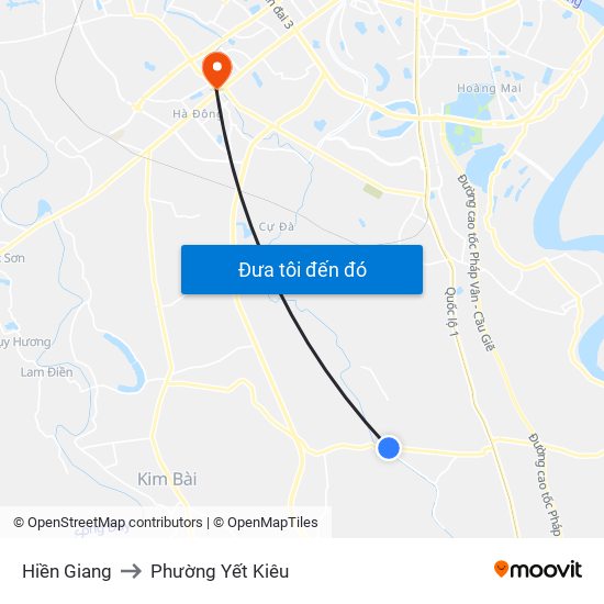 Hiền Giang to Phường Yết Kiêu map