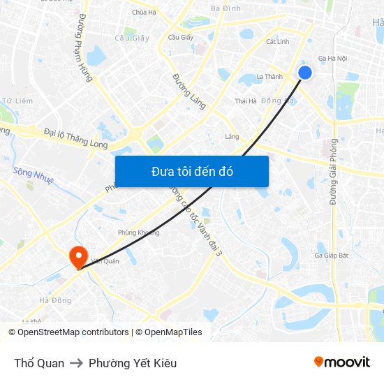 Thổ Quan to Phường Yết Kiêu map
