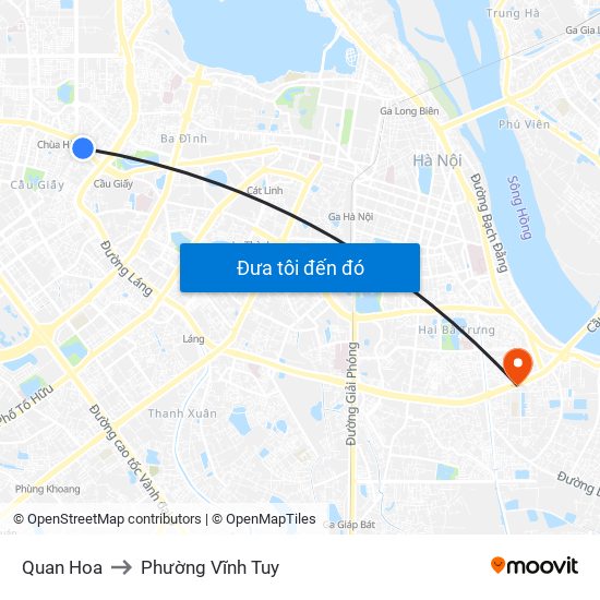 Quan Hoa to Phường Vĩnh Tuy map