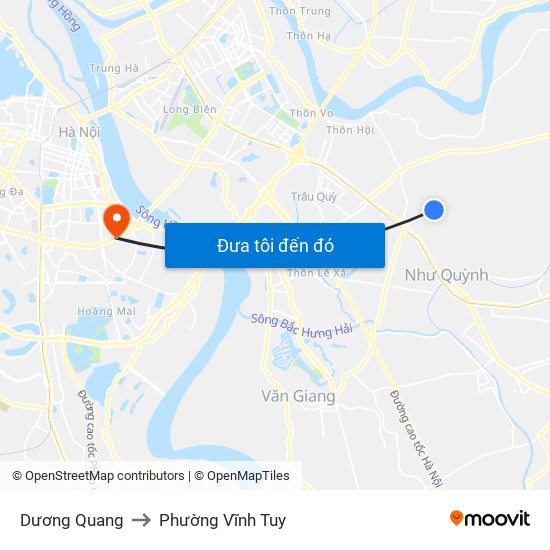 Dương Quang to Phường Vĩnh Tuy map