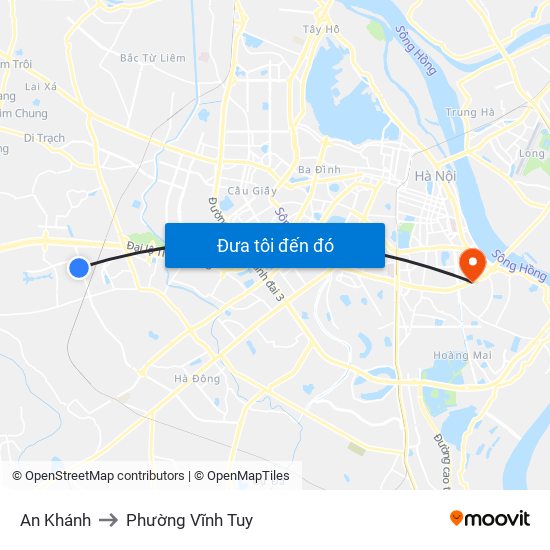 An Khánh to Phường Vĩnh Tuy map