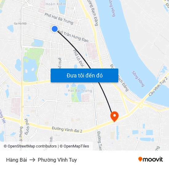 Hàng Bài to Phường Vĩnh Tuy map