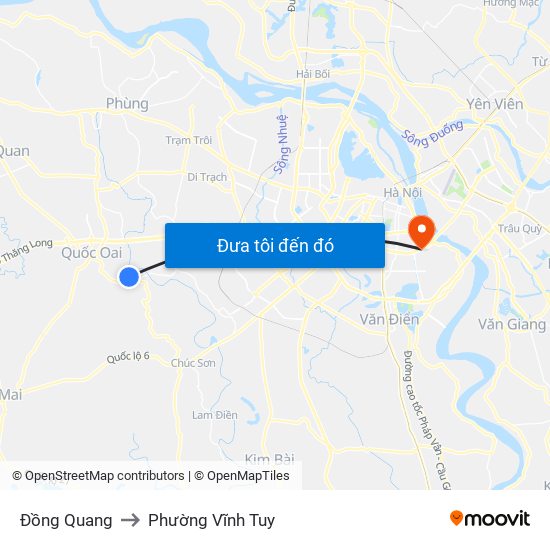 Đồng Quang to Phường Vĩnh Tuy map