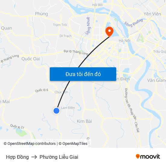 Hợp Đồng to Phường Liễu Giai map