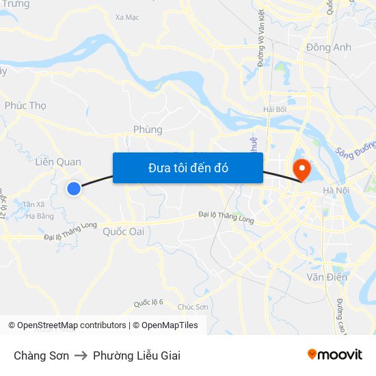 Chàng Sơn to Phường Liễu Giai map