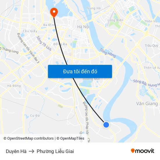 Duyên Hà to Phường Liễu Giai map