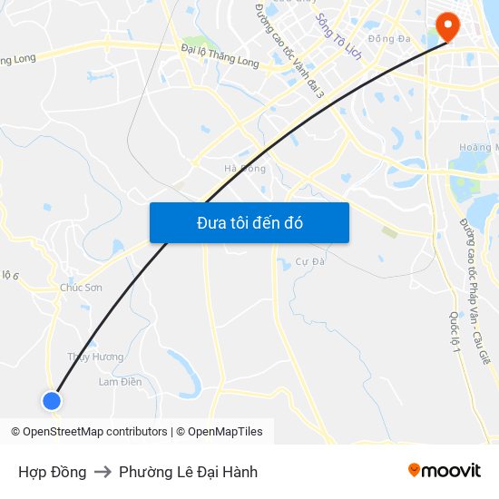 Hợp Đồng to Phường Lê Đại Hành map