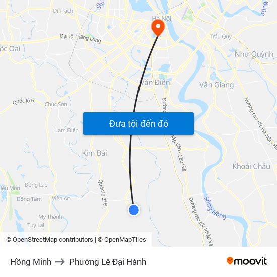 Hồng Minh to Phường Lê Đại Hành map