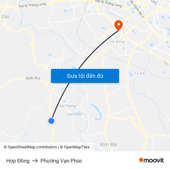 Hợp Đồng to Phường Vạn Phúc map