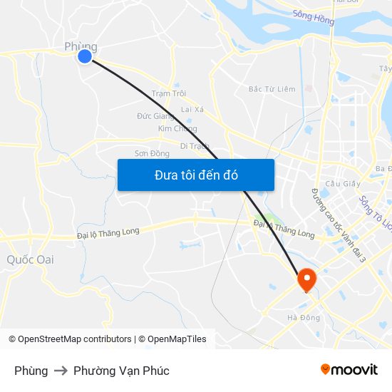 Phùng to Phường Vạn Phúc map