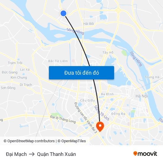 Đại Mạch to Quận Thanh Xuân map