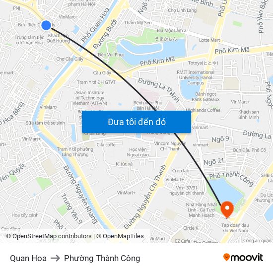 Quan Hoa to Phường Thành Công map
