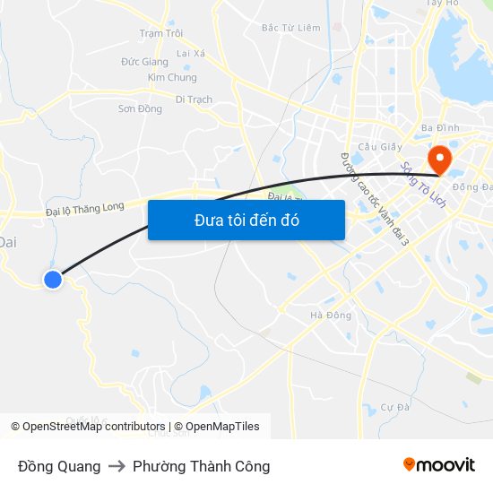 Đồng Quang to Phường Thành Công map